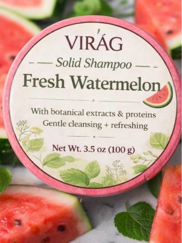 Fresh Watermelon Solid Shampoo
