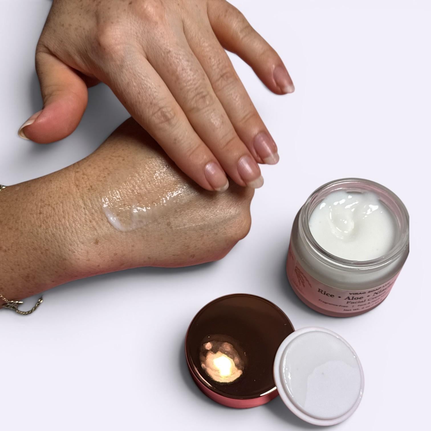 Rice, Aloe, Niacinamide