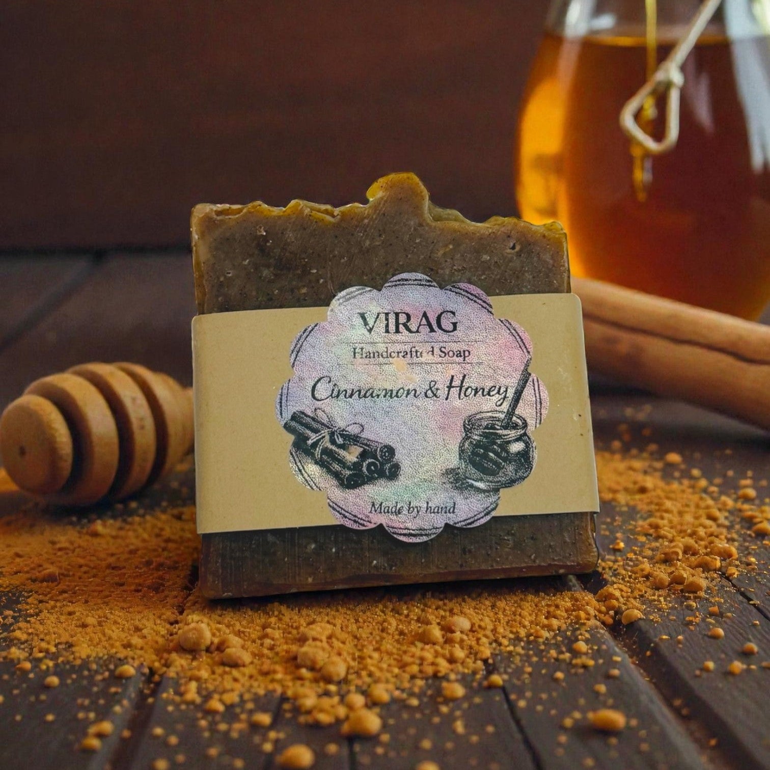 Handmade Cinnamon & Honey Soap