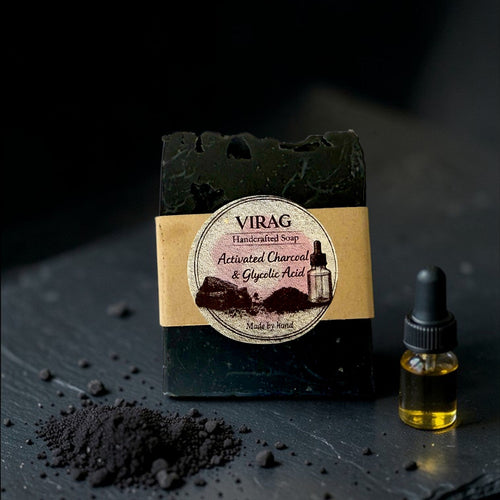 activated charcoal and glycolic Acid