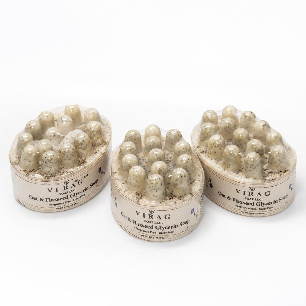 Oat & Flaxseed Glycerin Soap