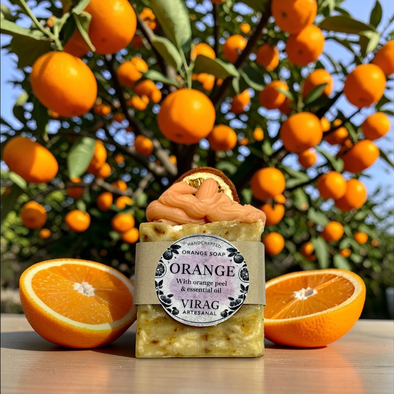 Handmade Orange Soap