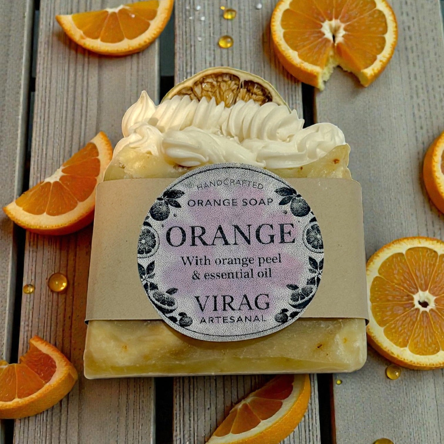 Handmade Orange Soap