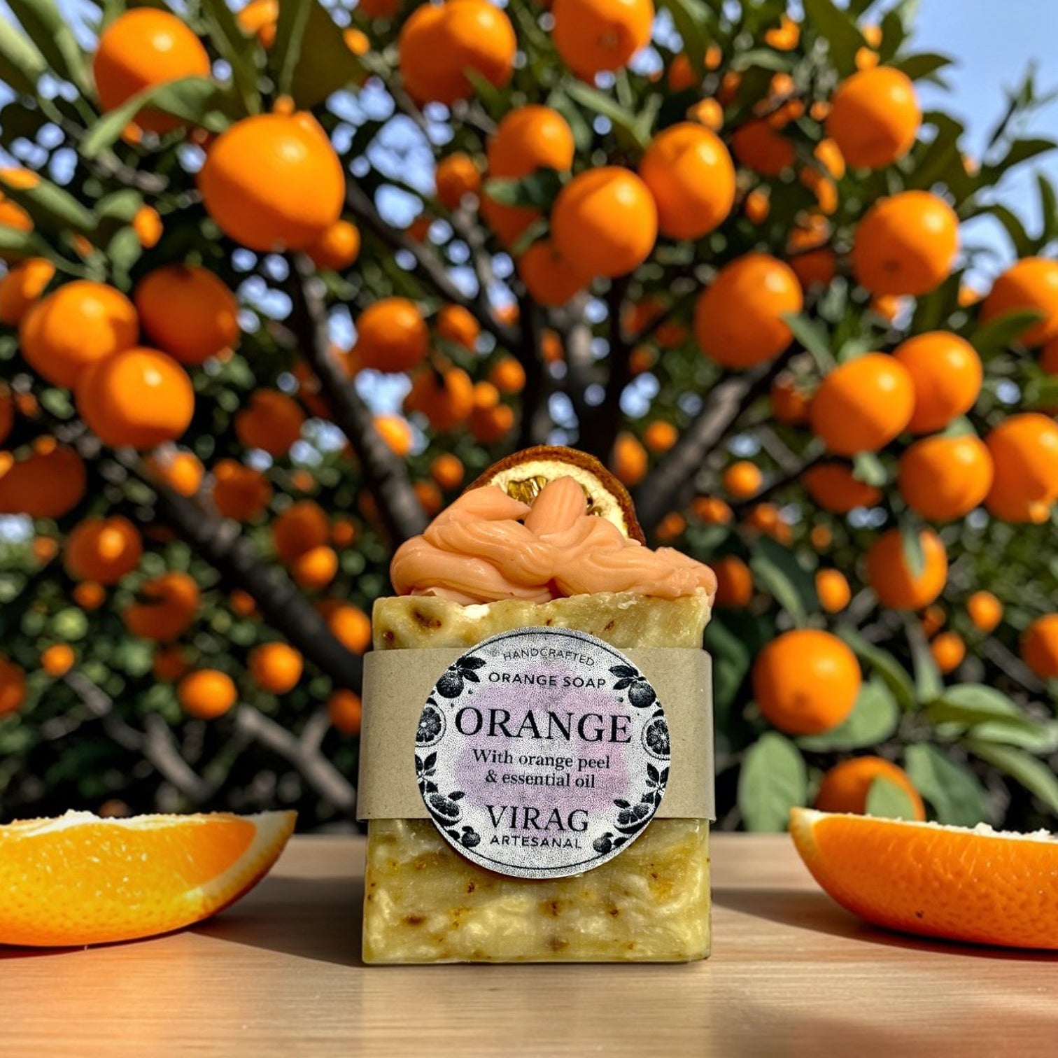 Handmade Orange Soap