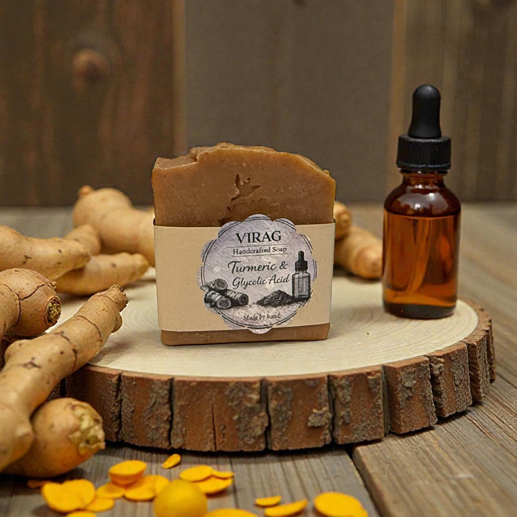 Handmade Turmeric & Glycolic Acid Soap